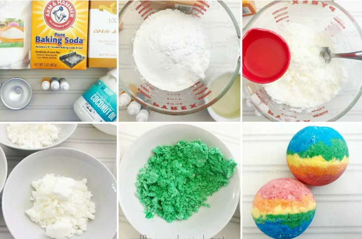 Regenbogenbadebombenrezept