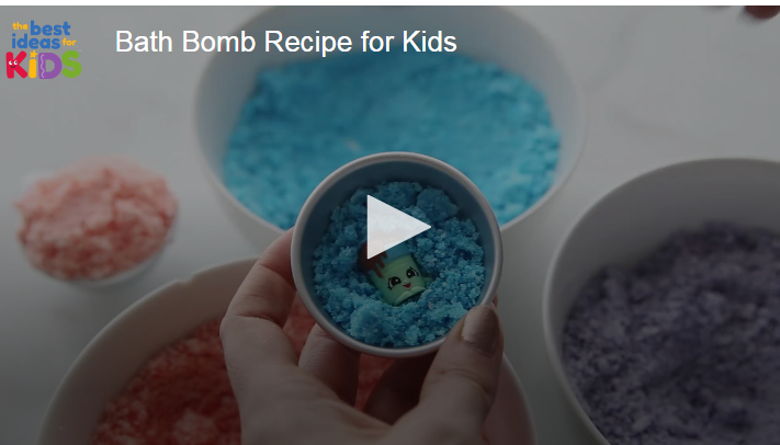 Homdmade Badebombenrezept für Kinder