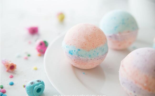 Badebombenrezept für Kinder