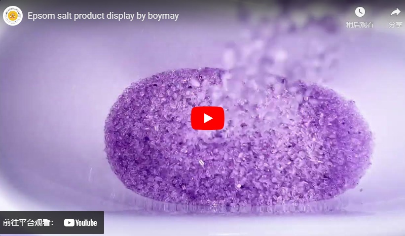 EPSOM -Salzproduktdisplay von Boymay