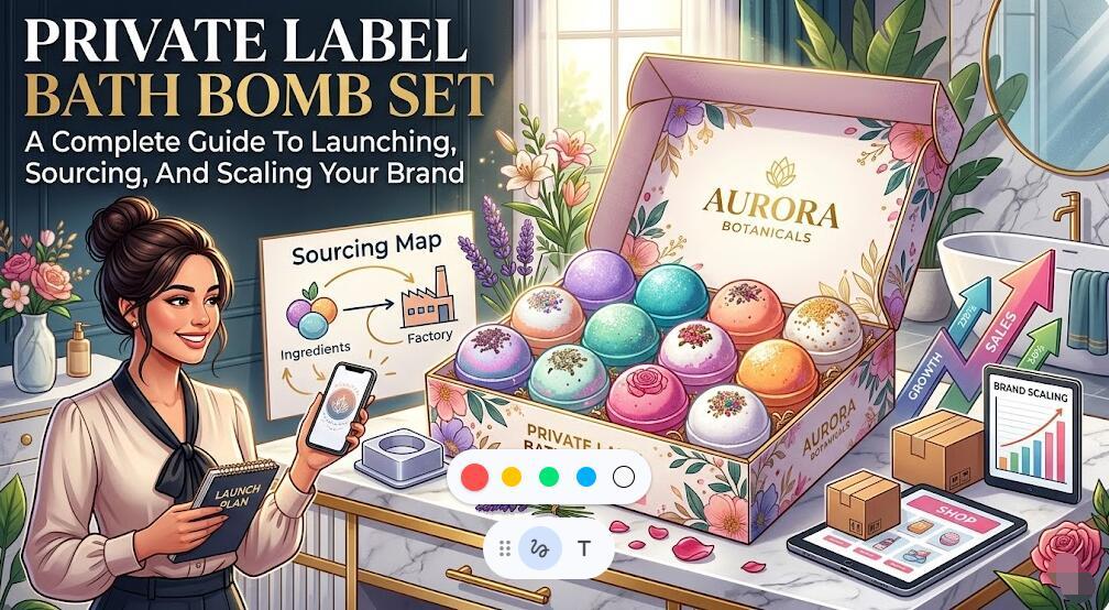 Private-Label-Badebomben-Sets: Vollständiger Leitfaden zur Einführung und Skalierung