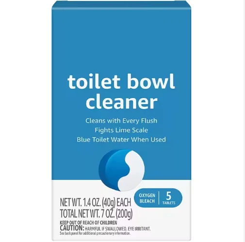 Sprudelnde Tabletten für Toilettenreiniger