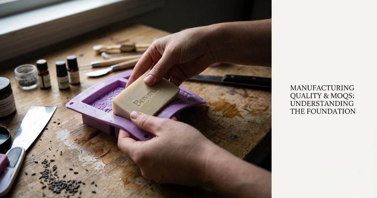 MOQ in Handmade Soap Manufacturing MOQ in Handmade Soap Manufacturing