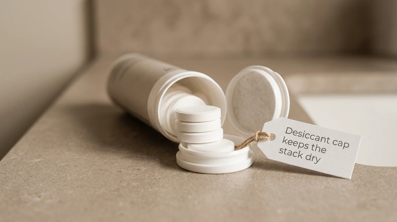 Moisture-proof tube packaging