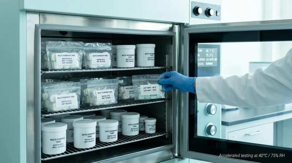 Temperature-accelerated testing