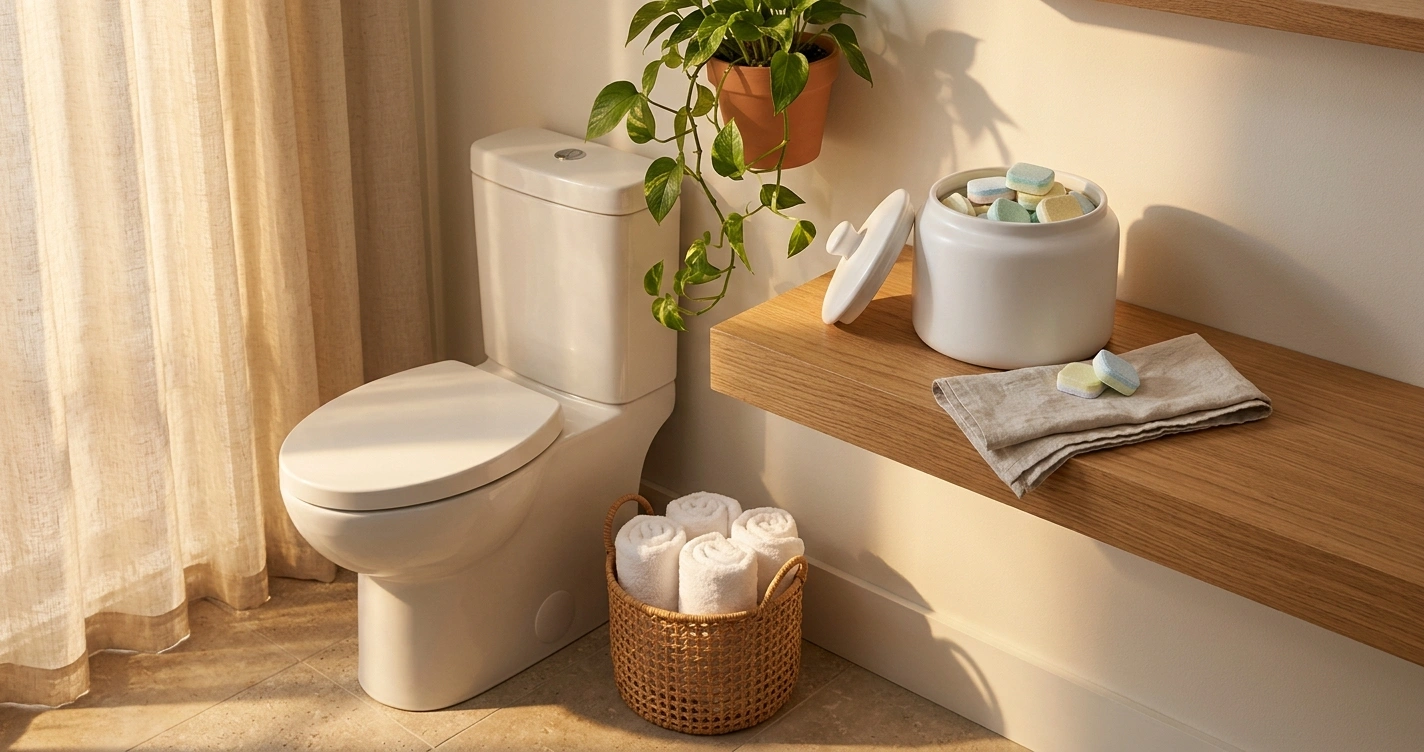 Wirken Toilettenreiniger-Tabletten?