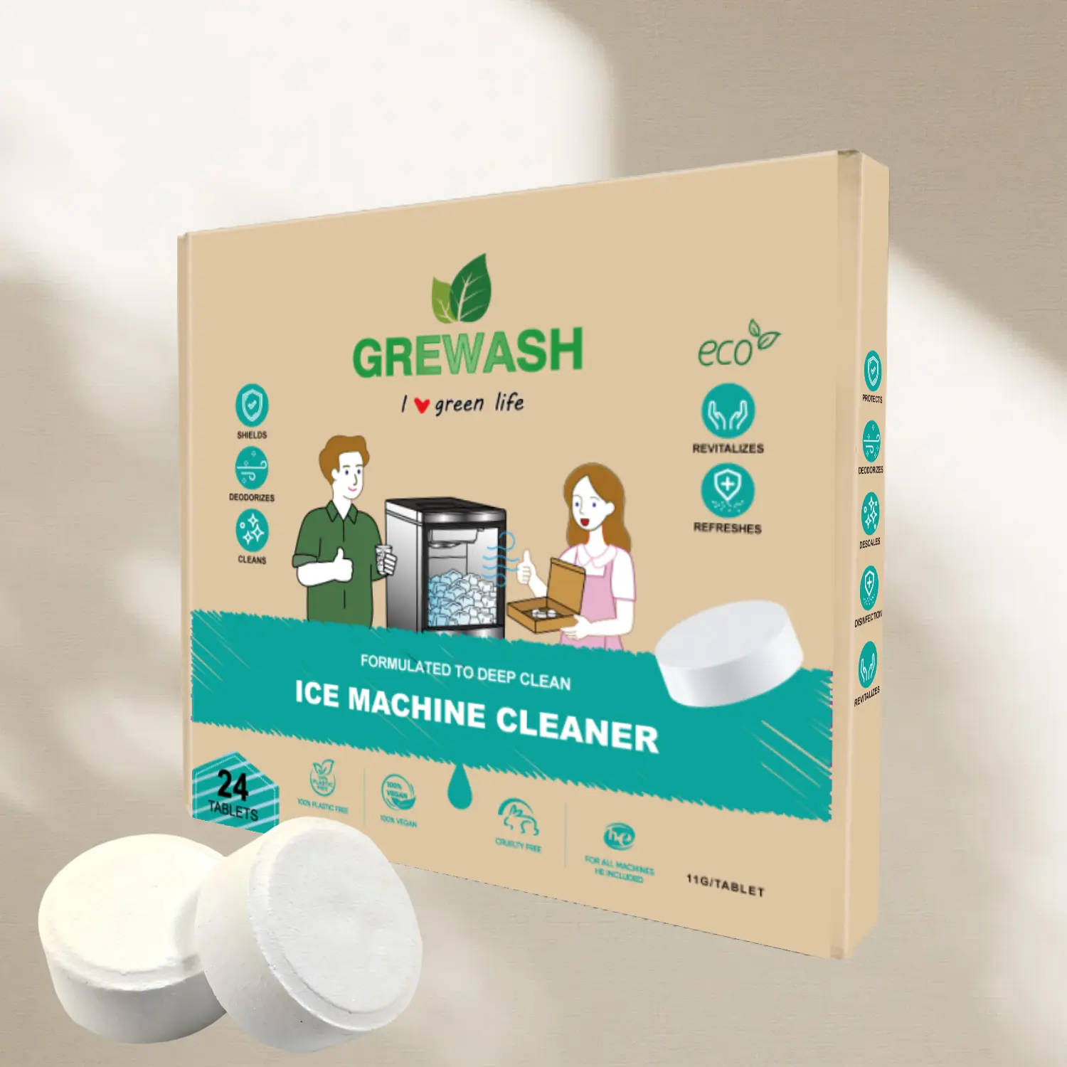 Ice Maker Cleaner Tablets​