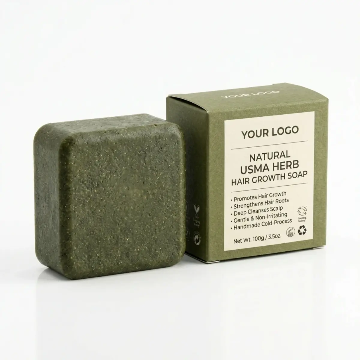 Eigenmarke Usma Herb Haarwachstumsseife