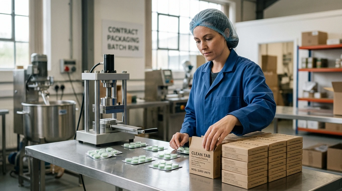 Wie wir einem Startup halfen, seine MOQ zu senken und seine ersten Reinigungstabletten auf den Markt zu bringen