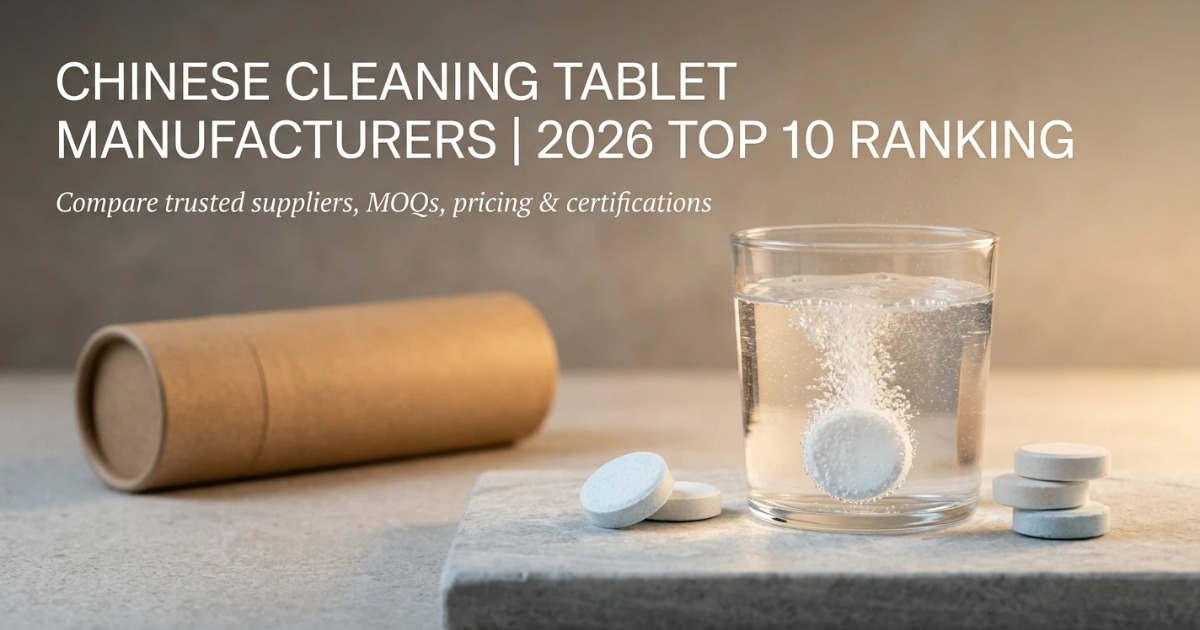 Top 10 Hersteller von Reinigungstabletten in China 2026